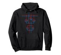 Electric Circuit Heart/Circulatory System Pullover Hoodie