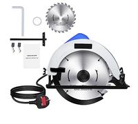 Electric Circular Saw 1500W Multi-Material Corded Circular Saw for Cutting Wood, MDF, Plastic, Drywall, Tiles, Ceramics & Metals, 57mm Maximum Cutting Depth, 0-45° Bevel Adjustment