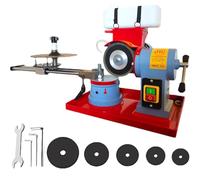 Electric Circular Saw Blade Sharpener Machine, Dry Wet Polisher Tool for Carbide Tips, Sharpens Blade Edges for Improved Cutting Performance