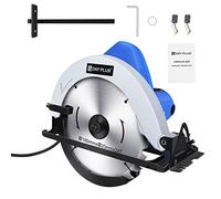 Electric Circular Saw Corded Saw Wood Cutter 1500W 180mm Multi-Function Cutting 0 to 45° Bevel Angle, 180mm Saw Blade, Max Cutting Depth 55mm, Ideal for Wood, Plastic, Soft Metal