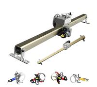 Electric Circular Saw Guide Rail, 150W Motor, Remote-Control, Reinforced 70mm Aluminum Alloy Track, Multi-Depth Adjustment, Track Saw Guide Rail For Circular Saw, Without The Saw 150cm
