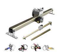 Electric Circular Saw Guide Rail, 150W Motor, Remote-Control, Reinforced 70mm Aluminum Alloy Track, Multi-Depth Adjustment, Track Saw Guide Rail For Circular Saw, Without The Saw 150cm