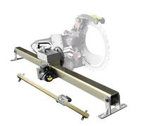 Electric Circular Saw Guide Rail 150W, Remote Control, Thick-Wall Aluminum Alloy Linear Rail Guide, Forward/Reverse, Angle & Height Adjustable, Circular Saw Rip Guide, Without The Saw 150cm