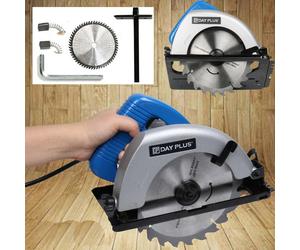 Electric Circular Saw Powerful Wood Metal Cutting Tile Plastic Blade Rip Guide