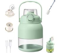 Electric Citrus Juicer 28 Oz,With Straw and Two Lids,Portable Blender Cup,fresh juice blender,2026 New Portable juicer Cup,Large Capacity and Rechargeable (Fruit Green, 28oz)