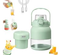 Electric Citrus Juicer 28 Oz with Straw & Two Lids, Portable High Capacity Rechargeable Wireless Blender, Juice Machine for Smoothies, Shakes, Food Prep & Frozen Blending