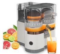 Electric Citrus Juicer, Cold Press Juicer, 3-in-1 Fruit Juicer with Two Heads and 8 Blades for Juicing Fruits and Vegetables, Essential Kitchen Appliance