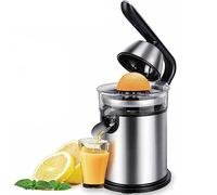 Electric Citrus Juicer - Extract Juice for Smoothies & Cocktails with this Lemon, Lime, Orange Squeezer. Anti-Drip, Lever Arm Design for Easy Use