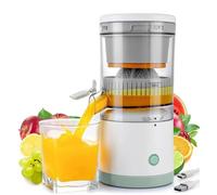 Electric Citrus Juicer Fruit Orange Juice Machines Portable Rechargeable Lemon Squeezers with USB Cable Grapefruit, Oranges Lemon Efficient Juicing Machine for Fresh & Healthy Juices 45w