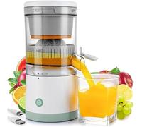 Electric Citrus Juicer Fruit Orange Juice Machines Rechargeable Portable Lemon Squeezers with USB Cable Grapefruit, Oranges Lemon Efficient Juicing Machine for Fresh & Healthy Juices 45w