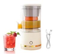 Electric Citrus Juicer | Portable Fruit Press 7.4V Rechargeable Orange Juice Extractor With Container | Compact Lemon Grapefruit Blender For Kitchen, Travel, And Daily Fresh Drinks