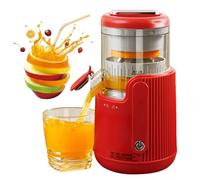 Electric Citrus Juicer, Portable USB Rechargeable Lemon Squeezer, One-Touch Operation, High Juice Yield, Cordless Orange Juicer Machine for Kitchen Travel Camping red