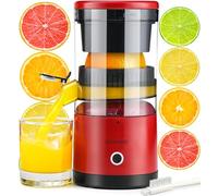 Electric Citrus Juicer Rechargeable - Electric Juicer Machines with USB and Cleaning Brush Portable Compact Juicer for Orange, Lemon, Limes
