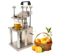 Electric Citrus Squeezer, Stainless Steel Juicer with 80kg Pressure and Toggle Switch, Cold Press for Cafes, Restaurants, and Luxury Hotels, Maximum Width 10cm