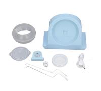 Electric Clay Bead Spinner, USB Powered Beading Machine, Automatic Quickly Stringing Tool with Non Slip Base, Bead Plate Bowl and Needles for Jewelry Making at Home or Craft Studio (Blue)