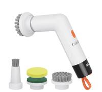 Electric Cleaning Brush 2-Speed, LifeBasis Cordless Electric Spin Scrubber with LED Display, 120-Min Long-Lasting Battery & Rechargeable Powerful Electric Scrubber for Bathroom,Kitchen,Tile,Floor