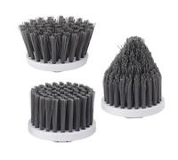 Electric Cleaning Brush Head, Replacement Brush Heads 3PCS Plastic Nylon, Spin Brush Heads Replacement for House Kitchen Bathroom (Small Disc, Large Disc, Pointy)