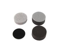 Electric Cleaning Brush Head, Replacement Brush Heads 3PCS Plastic Nylon, Spin Brush Heads Replacement for House Kitchen Bathroom (Coarse Fiber, Sponge, Cleaning Cloth, Base)