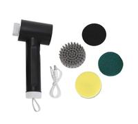 Electric Cleaning Brush Multi Functional Handheld Quiet IPX6 Water Proof Power Scrubber with 4 Brush Heads