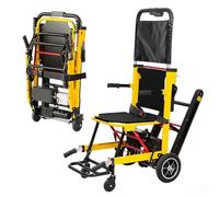 Electric Climbing Stair Wheelchair, Electric Crawler Stair Climber for Wheelchair, Folding Portable Chair Stair, Lift Climber Stair Mobility with Load Capacity 372LBS, for Patient Disabled Elderly