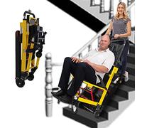 Electric Climbing Stair Wheelchair - Foldable Lift for Disabled and Elderly - Automatic Up and Down Stairs - Ideal Mobility Aid