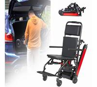Electric Climbing Stair Wheelchair Trolley,Electric Crawler Stair Climber,Stair Climbing Wheelchair for Adults,Safe Load 120 Kg/264Lbs,For Elderly Disabled Patient 13A