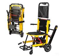 Electric Climbing Stair Wheelchair Trolley, Folding Portable Chair Stair Lift Climber Stair Mobility Assist Medical Equipment， Load Capacity 380Lb