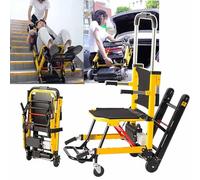 Electric Climbing Stair Wheelchair Trolley - Heavy-Duty Aluminium Mobility Aid for Elderly and Disabled Individuals with Limited Mobility