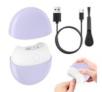 Electric Clipper - Automatic Trimmer, Two Speed Control with Quiet Motor, LED Light Cutter with Scrap Storage, Manicure Tool with Safe Design, Care Device for Men Women Seniors Kids