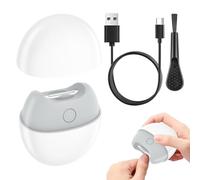 Electric Clipper - Automatic Trimmer, Two Speed Control with Quiet Motor, LED Light Cutter with Scrap Storage, Manicure Tool with Safe Design, Care Device for Men Women Seniors Kids