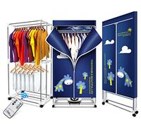 Electric Clothes Airer 1500W 2/3-Tier Portable Clothes Dryer Rack,Folding Electric Heated Laundry Drying Airer,Energy Saving with Remote Control for Apartment Home The New