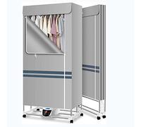 Electric Clothes Airer Dryer Indoor, Portable 2/3-Tier Electric Clothes Drying Rack Foldable 1300w Energy Saving (Anion) 1.5/1.7 Meters Digital Automatic Timer For HouseClothes Dryer,