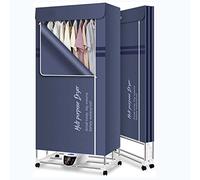 Electric Clothes Airer Dryer Indoor, Portable 2/3-Tier Electric Clothes Drying Rack Foldable 1300w Energy Saving (Anion) 1.5/1.7 Meters Digital Automatic Timer For HouseClothes Dryer,