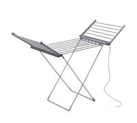 Electric Clothes Airer Dryer Rack With Folding Wings Portable Tower Warmer Freestanding Drying Aluminum Alloy Versatile Multi-Scenario Use