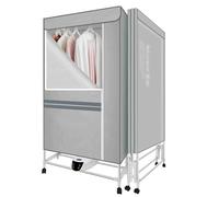 Electric Clothes Airer with Timer and Remote Control, 3-Tier Heated Drying Rack, Large Capacity Foldable Indoor Garment Dryer