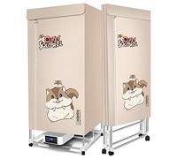 Electric Clothes Dryer, 1500W Folding Clothes Drying, Stainless Steel Home Portable Laundry Dryer, 240 Min Timing, Overheating Protection for Apartment and Home The New