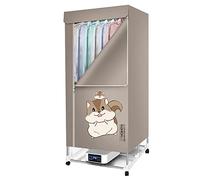 Electric Clothes Dryer, 1500W Folding Clothes Drying, Stainless Steel Home Portable Laundry Dryer, 240 Min Timing, Overheating Protection for Apartment and Home The New