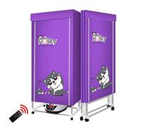 Electric Clothes Dryer 2000W/2300W Folding Laundry Drying Rack Double Layer Stainless Steel Cold Warm Heat Air Drying Wardrobe Best Energy Saving