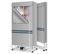 Electric Clothes Dryer 2300W, Folding Clothes Drying Rack Indoor, Energy Saving Heated Clothes Airer with Remote Control for Apartment and Home The New