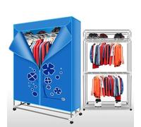 Electric Clothes Dryer 2400W, Foldable Heated Clothes Airer, Heater Drying Rack Horse Laundry Indoor Energy Saving Clothes Airer With Digital Timer