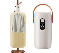 Electric Clothes Dryer, 250W Portable Travel Clothes Dryer with 90Min Timer for Travel Dorms and Apartments