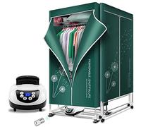 Electric Clothes Dryer Drying Rack, 3-Tier Foldable Heated Clothes Airer Energy Saving Large Capacity with Remote Control & 240min Timer, 1500W, Stainless Steel for Home Indoor The New