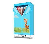 Electric Clothes Dryer, Indoor Wet Laundry Warm Air Drying Wardrobe, Double Layer Home Drying Rack, Digital Automatic Timer, Energy Saving, Quick Dry. (Power: 1000W)