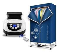 Electric Clothes Dryer,Portable 2-Tier Electric Clothes Drying Rack with Remote Control,Foldable 1500w Energy Saving 59 inch Digital Automatic Timer for House The New