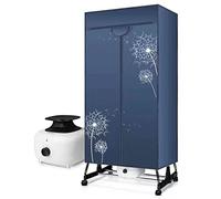 Electric Clothes Dryer Warm Air Drying Wardrobe Electric Clothes Drying Rack Double Tier for Apartments 1000W