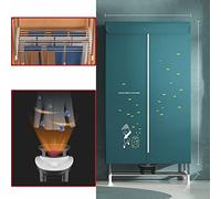 Electric Clothes Dryer With Automatic Timer - Large Capacity 33lb Warm Air Drying Wardrobe - 900W/1500W, Heated Clothes Airer For Quick & Efficient Drying