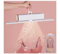 Electric Clothes Dryer, With Cover,400w,80℃ Constant Temperature,Low Noise Mini Clothes Dryer, For Apartments Rv Travel, Dormitories,White