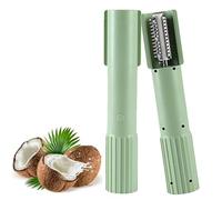 Electric Coconut Grater Machine, Handheld Coconut Scraper, Electric Coconut Shredder, Portable Reusable Stainless Steel Coconut Meat Scraper Tool, Electric Grater for Shop Restaurant Juice (Green)