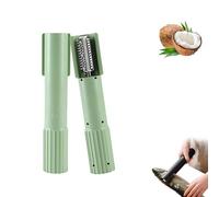 Electric Coconut Grater Machine,Handheld Coconut Scraper Peeler Shredder, Electric Coconut Shredder,Anti-Splash Rotating Kitchen Grater for Kitchen for Shop Restaurant Juice (Green)