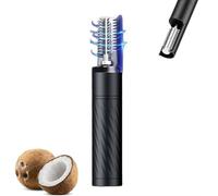 Electric Coconut Grater Machine, Wireless Coconut Scraper Roller, Multi-Purpose Electric Grater for Meat & Fish Scales, Effortless Kitchen Prep Tool (Black)